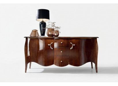 Héichwäerteg Kommode Sideboard Luxus Schaf Schief Wunnzëmmer Holz Brong Nei