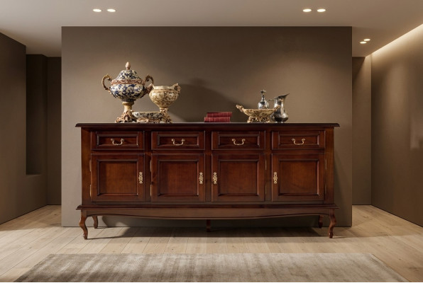 Sideboard Komodë Schief Schiefen Schaf Holz Wunnzëmmer XXL Sideboards Brong