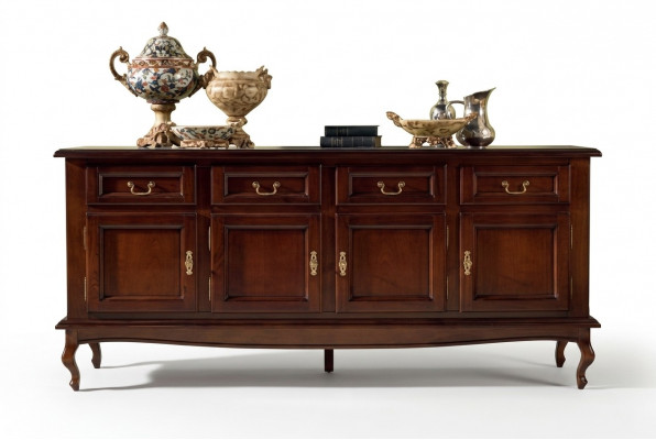Sideboard Komodë Schief Schiefen Schaf Holz Wunnzëmmer XXL Sideboards Brong