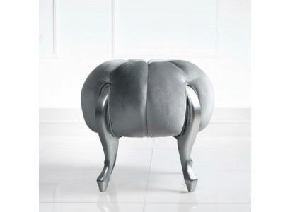 Luxus Hocker Fousshocker Polyester Wunnzëmmer Sëtz Stoff Gromm Luxus Bank Samett
