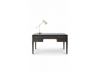 Schreifdësch Dësch Büro Büro Schreifdësch Computerdësch Holz Luxus Braun Design