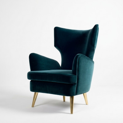 Ohrensessel Sëtz Clubsessel Cocktailsessel Luxus Sëtz Sëtz Wunnzëmmer Gréng