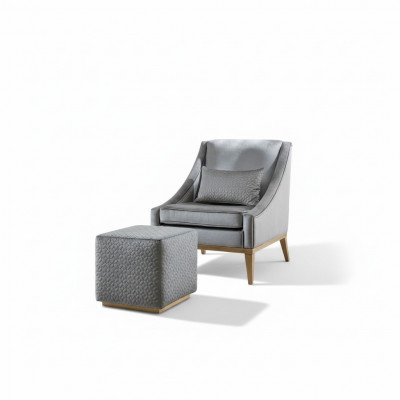 Grupp Fotell Ouschtkappfotell Bäizuelos Dësch Dësch Modern Set 2 Stéck Wunnzëmmer