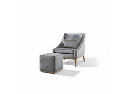 Grupp Fotell Ouschtkappfotell Bäizuelos Dësch Dësch Modern Set 2 Stéck Wunnzëmmer