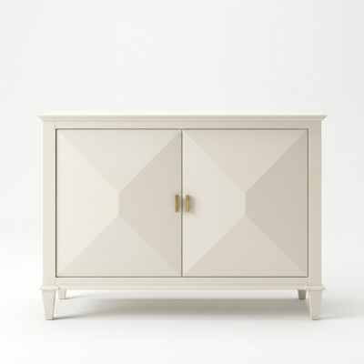 Schief, Kommode, Kommoden, Holz, Luxus-Sideboard, Wunnzëmmer, Miwwelen, Beige, Schaf