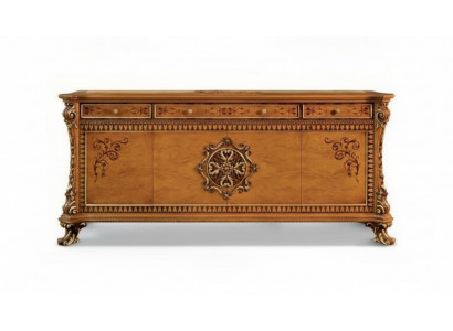 Luxus Kommode XXL Sideboard Kommoden Holz Anrichte Miwwel Schaf Brong
