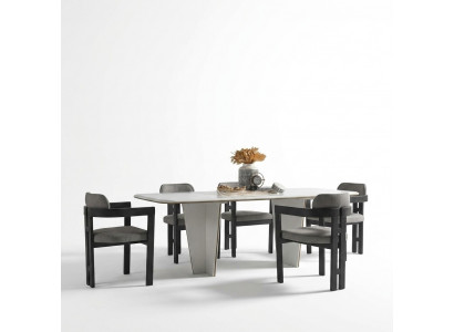 Iessdësch Iesszëmmertëscht Iesseck Dësch Holz Modern Wäiss Iesszëmmer Luxus