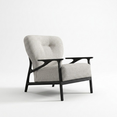 Still Eckstull Modern Stoff Wunnzëmmer Polyester Wäiss Design