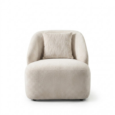 Seddaigh Ouerenseddaigh Modern Stoff Wunnzëmmer Polyester Wäiss Design Sëtz
