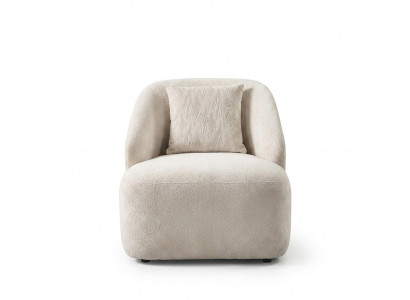 Seddaigh Ouerenseddaigh Modern Stoff Wunnzëmmer Polyester Wäiss Design Sëtz