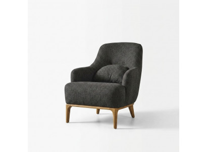 Fauteuil Ohrsessel Modern Stoff Wunnzëmmer Polyester Gro Design Sëtz