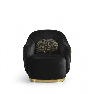 Seessel Ouereseessel Modern Stoff Wunnzëmmer Polyester Blo Design Sëtz