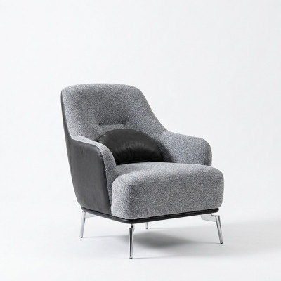 Fotell Ouerfotell Modern Stoff Wunnzëmmer Polyester Gro Design Sëtz