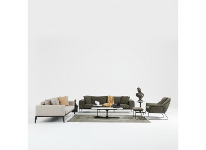 Modern Sofagarnitur Drasëtzer Zweesëtzer Fauteuil Komplette Set Couchgarnitur