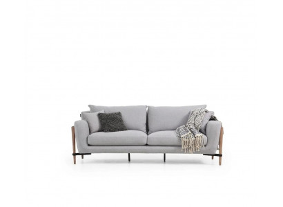 Zwee-Sëtz Sofa 2 Sëtzer Stoff Sofas Modern Design Wunnzëmmer Gro
