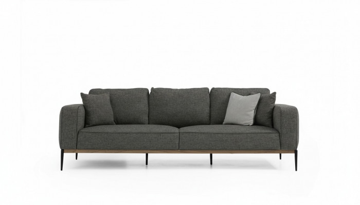 Zwéesëtzeger Canapé 2 Sëtzer Stoff Canapeë Modern Design Wunnzëmmer Gro