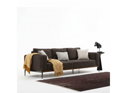 Viersëtzer Canapé 4 Sëtzer Stoff Canapëen Modernen Design Wunnzëmmer Gro