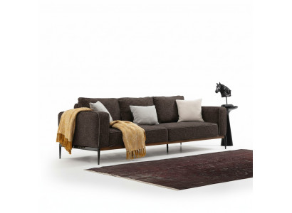 Dreisëtzer Sofa 3 Sëtzer Stoff Modern Sofas Design Wunnzëmmer Gro.