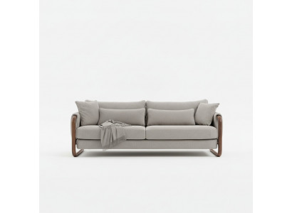 Sofa 4-Sëtzer Viersëtzer Modern Stoff Gro Sofas Design Wunnzëmmer Nei