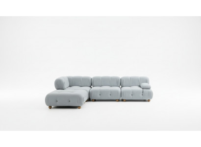 Eckcouch Couch Stoff Wunnzëmmer Couchen Eck Gro Modern Polyester Design