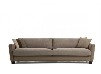 Sofa 3-Sëtzer Dräisëtzer Modern Stoff Beige Sofaen Design Wunnzëmmer