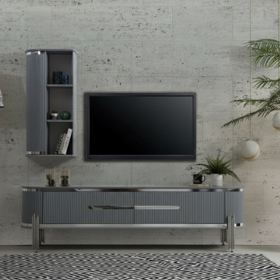TV Stänter RTV Lowboard Regaler Sideboard Dësch Modern Gro Luxus Neit