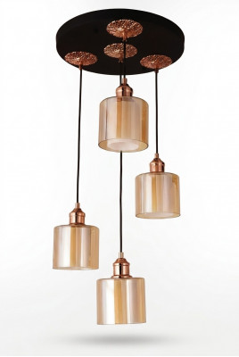Luucht Kronlüster Plafongsliichter Plafongslampe Lüster Modern Gold