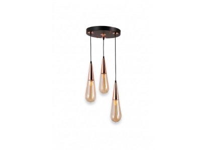 Lüster Luxus Kronleuchter Plafongluucht Plafonglamper Modern Gold Glas