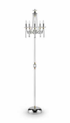 Kristall Standluucht Standlampe Stand Luxus Luuchten Luuchten Lampe Sëlwer