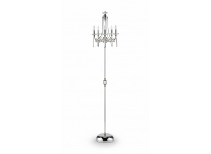 Kristall Standluucht Standlampe Stand Luxus Luuchten Luuchten Lampe Sëlwer