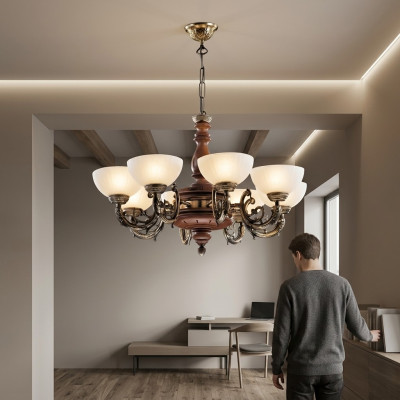 Plafonnièren Luster Lüster Plafongslamp Lampen Braun Klassiker