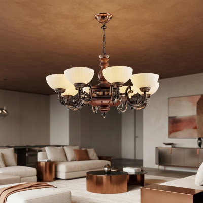 Plafonnièren Luster Lüster Plafongslamp Lampen Braun Klassiker