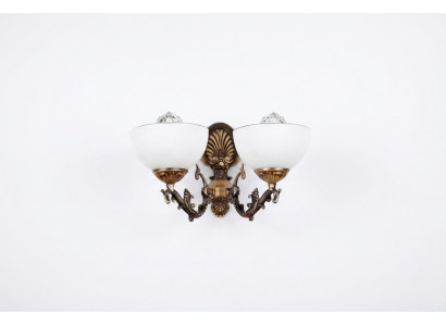 Wandslamp Wandsliichter Wandsliicht Lusterschier Wandslampen Braun Klassesch