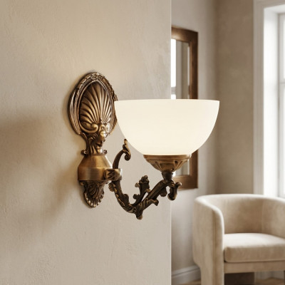 Wandleucht Wandlampe Wandleuchten Lüster Wandlampen Braun Klassesch