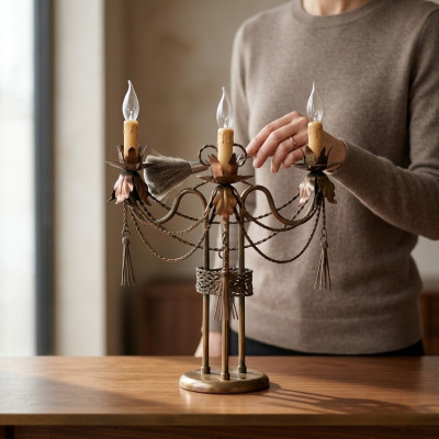 Dëschtlampe Dëschtliicht Luucht Luuchten Luxus Gold Luuchten Dëscht Metall