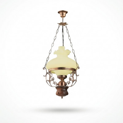 Plafongsliicht Luucht Plafongslampe Lüster Lüster Glas Beige Barock