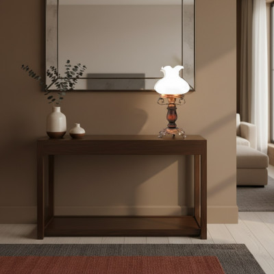Dëschlamp Dëschluucht Luucht Luuchten Luxus Braun Luuchten Dësch Glas