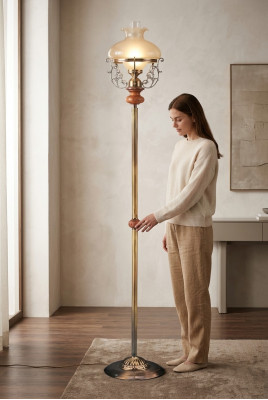 Steelucht Stehlampe Stee Luxus Luuchten Luucht Luucht Gold Glas 185 cm