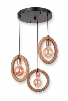 Lüster Plafonnière Kronleuchter Plafonnelamp Lampe Glas Brong Modern