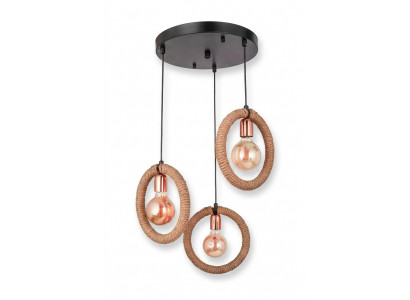 Lüster Plafonnière Kronleuchter Plafonnelamp Lampe Glas Brong Modern