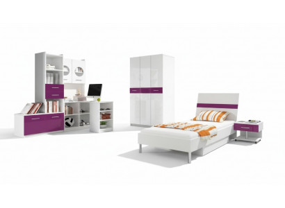 Eckschreibtisch Modern Schreifdësch Holz Jugend Kannerzëmmer Wäiss Miwwelen Design