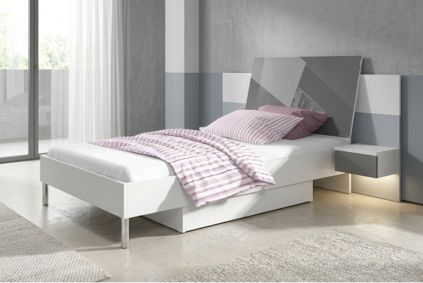 Kannerzëmmer Bett Schlofzëmmer Better Eenzelbett Single Jugendzëmmer Gro Holz