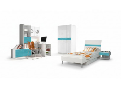 Kannerszëmmer Tierkisblo Modern Schaf Kommode Holz Dësch Schlofzëmmer Jugendlech 5 Deeler