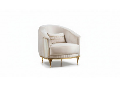 Fauteuil Modern Canapé Sofa Relax Stoff Lounge Textil Sëtz Luxus Sëtz Polyester