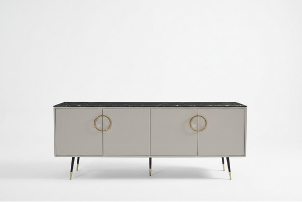 Sideboard Kommoden Miwwelen RTV Wunnzëmmer Schaf Regal Kommode TV Stänner Holz