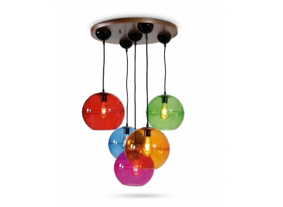 Design Luuchten Plafongséieren Modern Sëlwer Wandluucht Lüster Bunt Krounluucht.