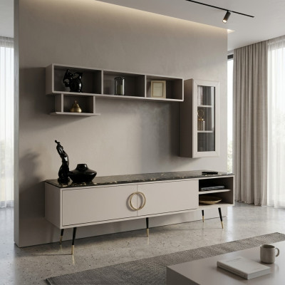 Italienesche Stil TV Schaf, Sideboard, Lowboard Schaf Luxus Miwwelen Kommode 205cm
