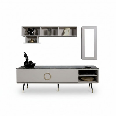 Italienesche Stil TV Schaf, Sideboard, Lowboard Schaf Luxus Miwwelen Kommode 205cm