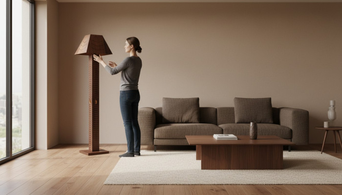 Stehlampe Luxus Massivholzlamp Stand Luuchten Stehlampe Beliichtung Luuchten Luxus