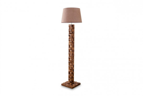 Stehlampe Stehlampe Stand Steh Luuchten Lampen Luucht Braun Miwwel Luucht Nei